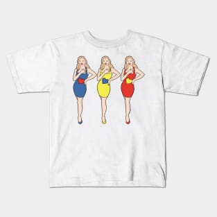 HAND ON YOUR HEART THREE Kids T-Shirt